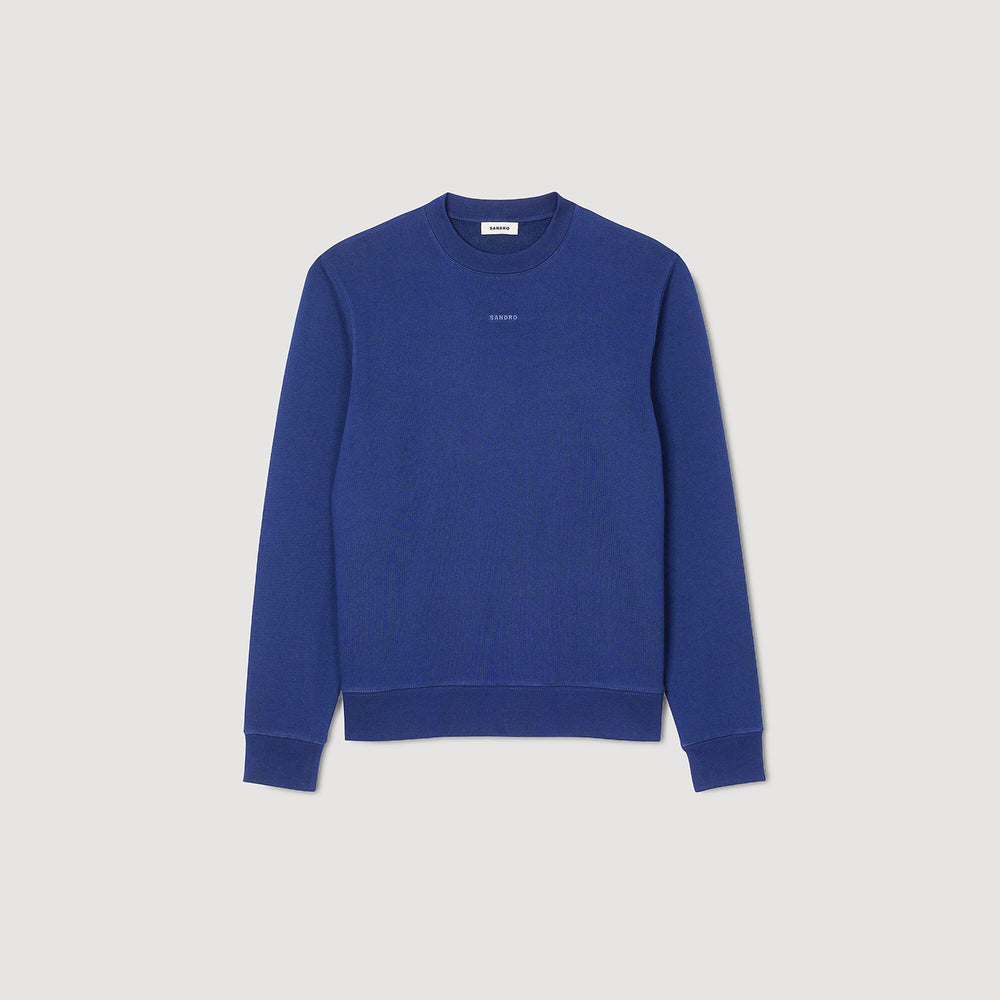 Logo sweatshirt Royal Blue Sandro Men