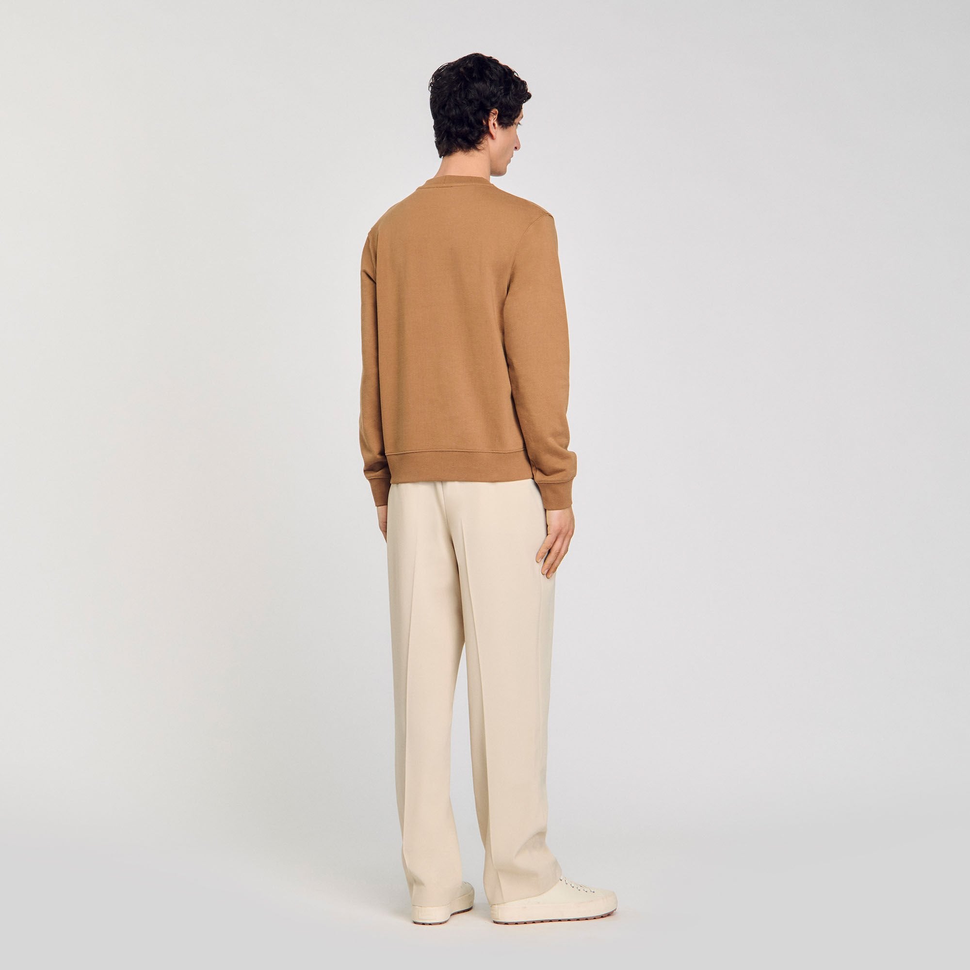 Sweatshirt with flower patch Nut Sandro Men