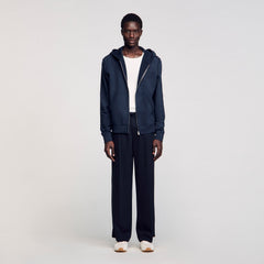 Patch sweatshirt Navy Blue Sandro Men