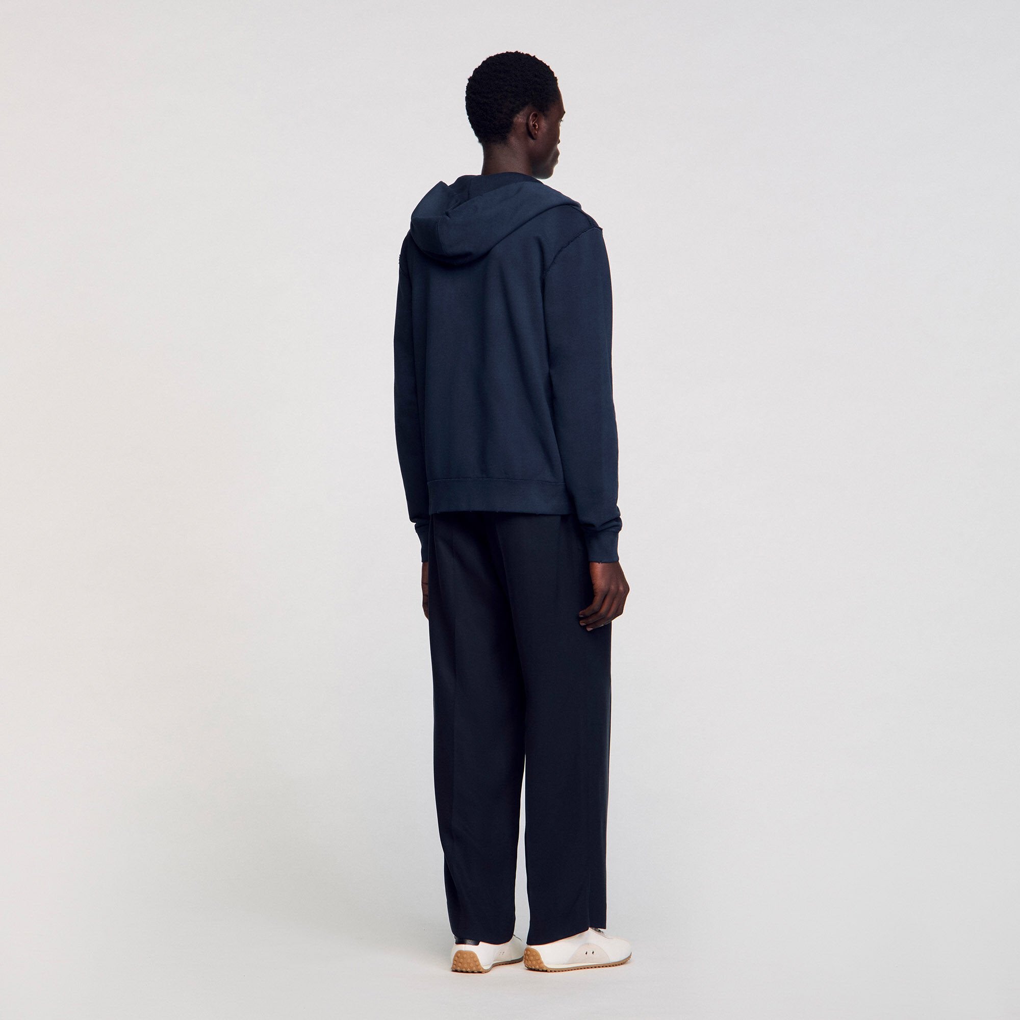 Patch sweatshirt Navy Blue Sandro Men