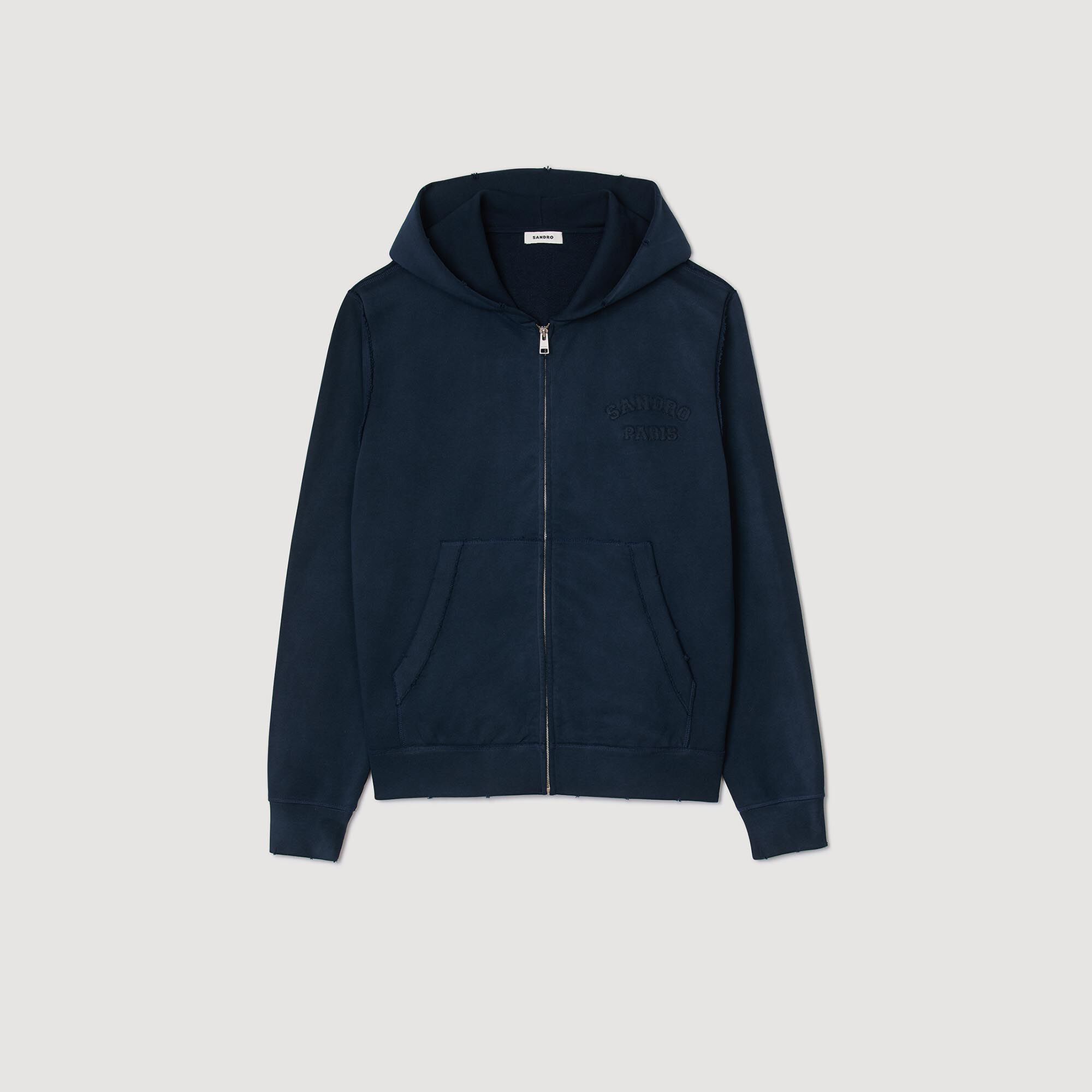 Patch sweatshirt Navy Blue Sandro Men