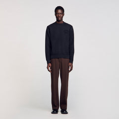 Patch sweatshirt Black Sandro Men