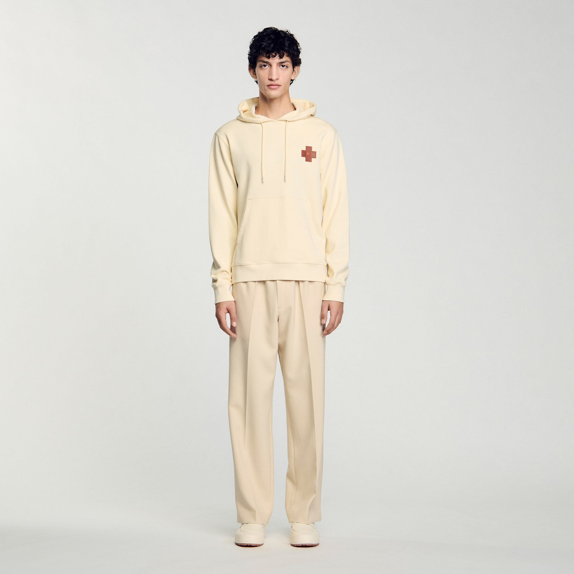 Square Cross sweatshirt Oats Sandro Men
