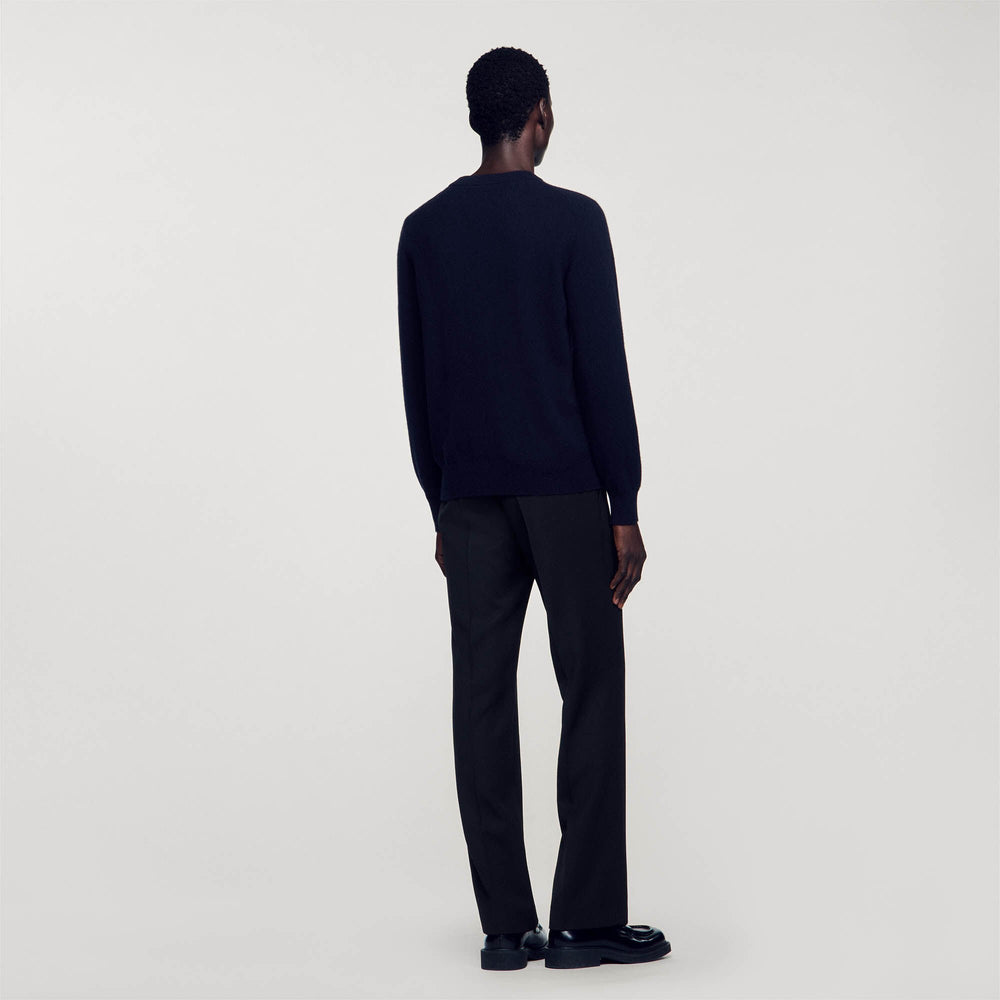 Cashmere sweater Dark Navy Sandro Men