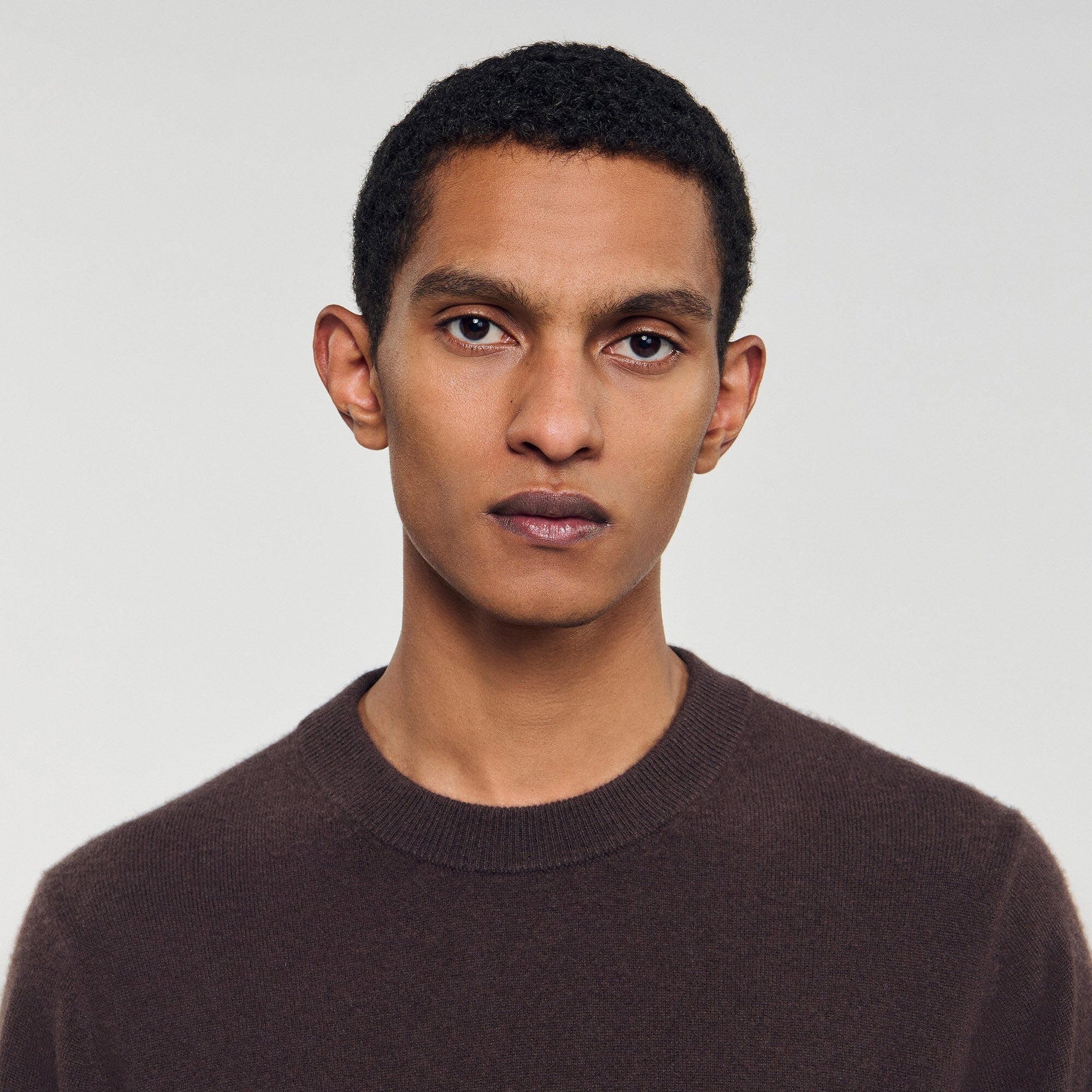 Cashmere sweater Caramel Sandro Men