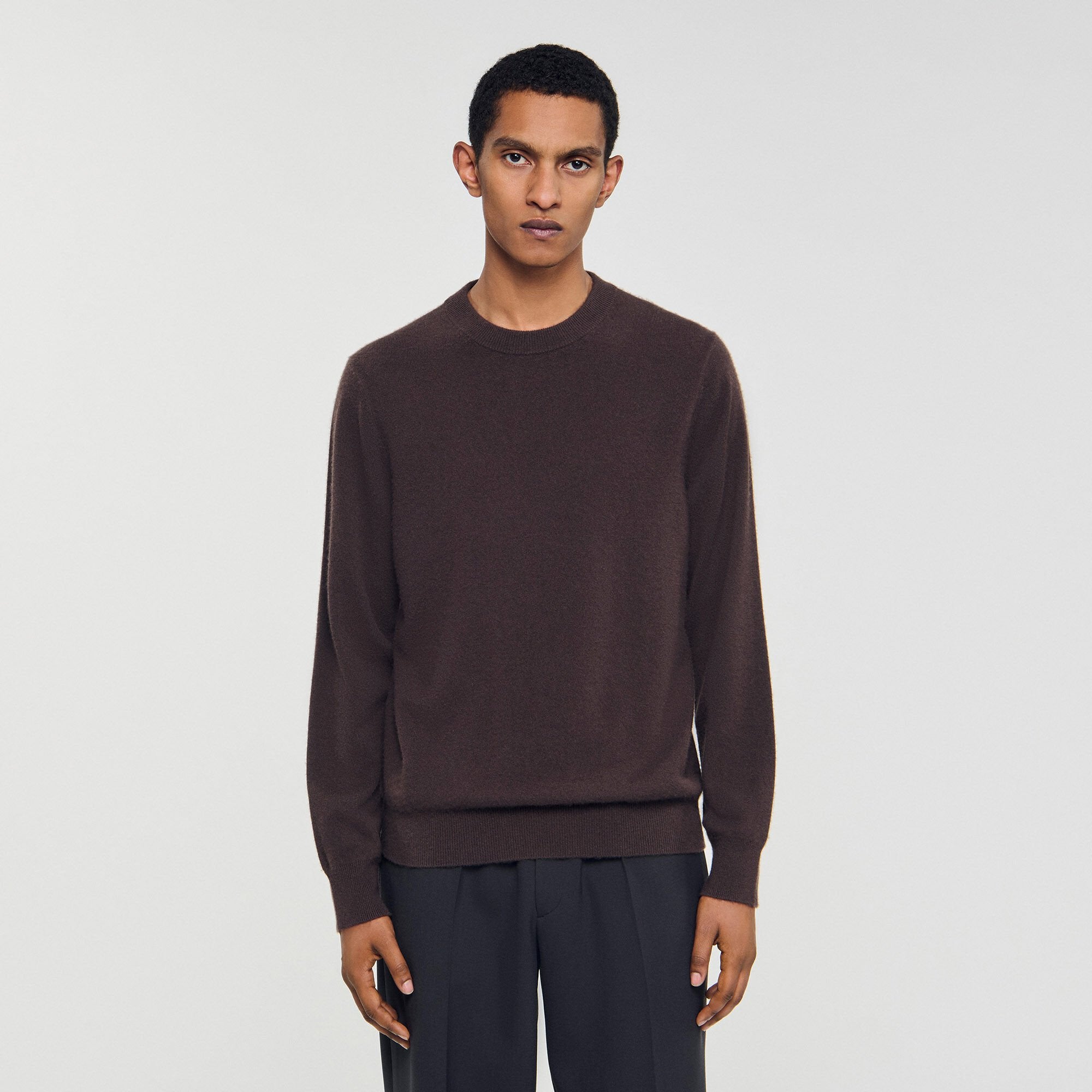 Cashmere sweater Caramel Sandro Men