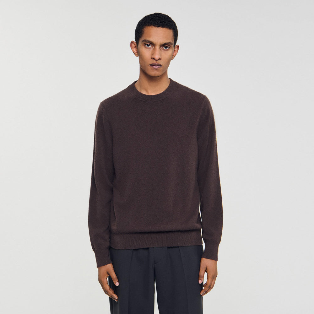 Cashmere sweater Caramel Sandro Men