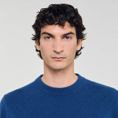 Cashmere sweater Blue Prusse Sandro Men
