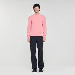 Cashmere sweater Baby Pink Sandro Men