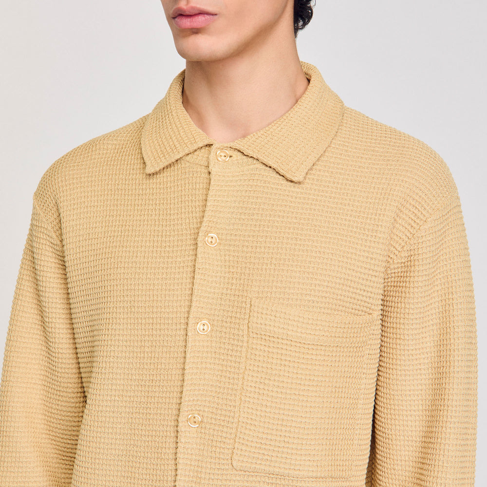 Oversized knit shirt Nut Sandro Men