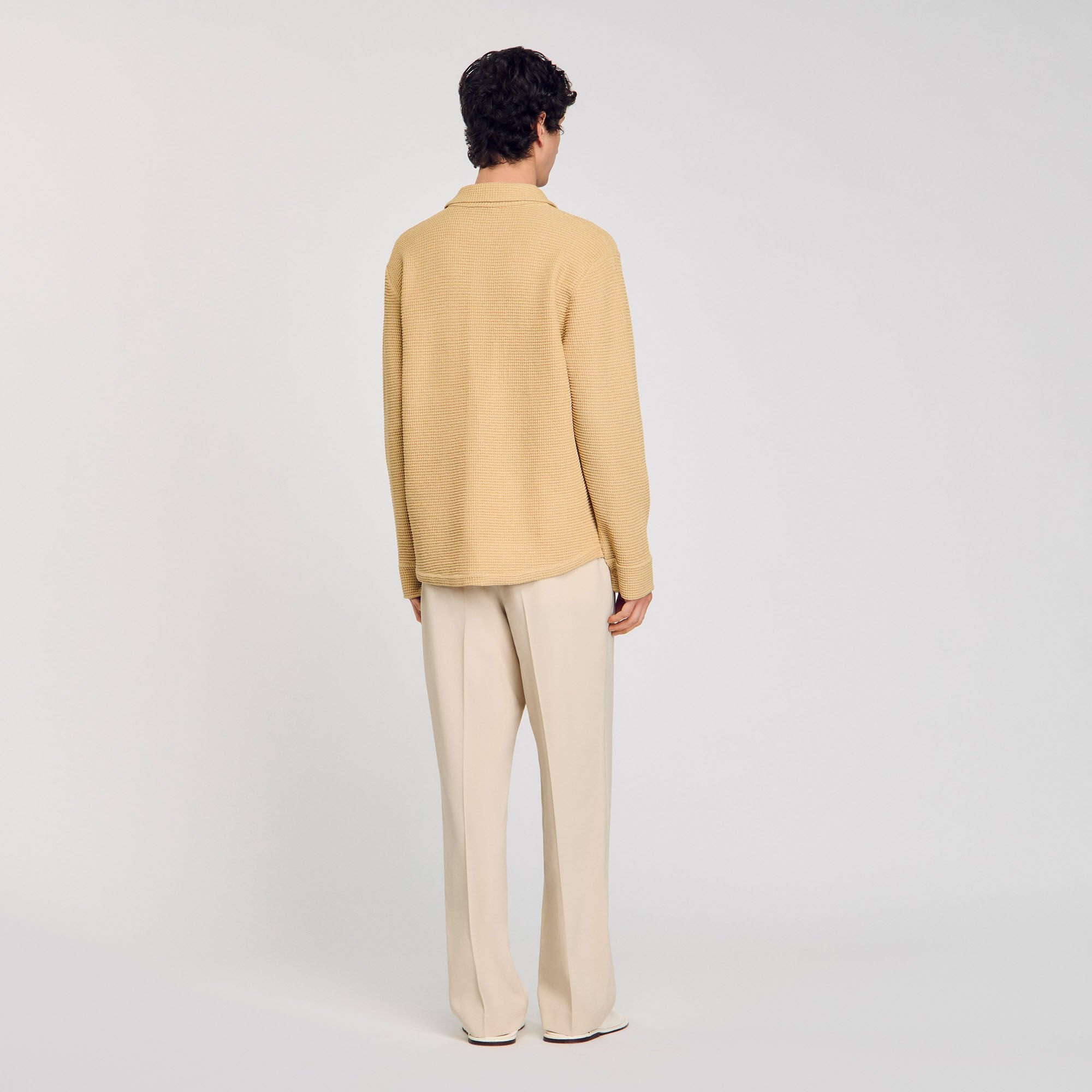Oversized knit shirt Nut Sandro Men