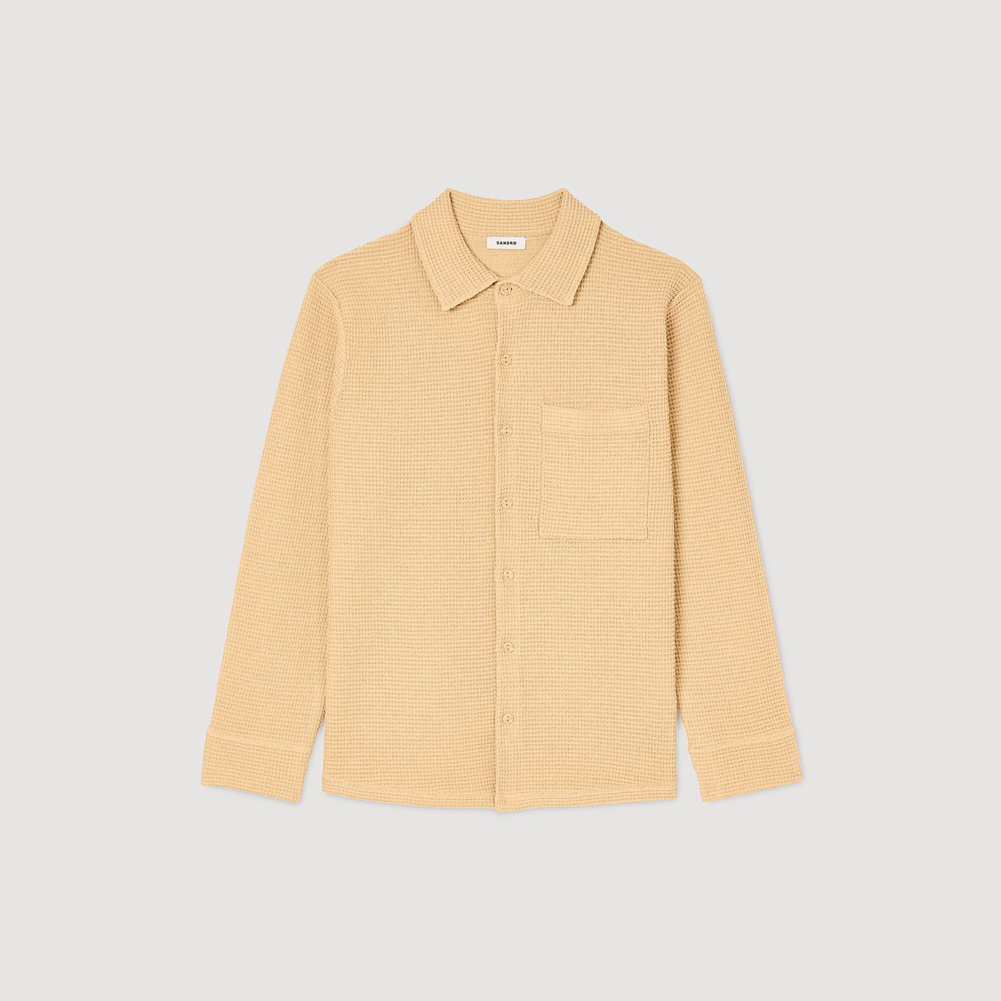 Oversized knit shirt Nut Sandro Men