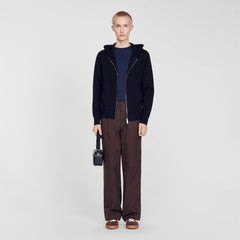 Hoodie Black Sandro Men
