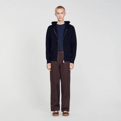 Hoodie Black Sandro Men