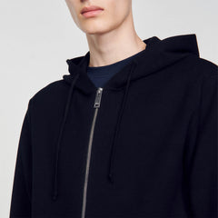 Hoodie Black Sandro Men