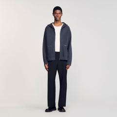 Milano knit hooded cardigan Fonte Sandro Men