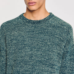 Chenille sweater Super Green Sandro Men