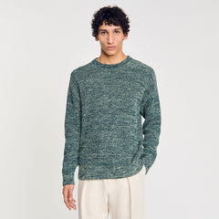 Chenille sweater Super Green Sandro Men