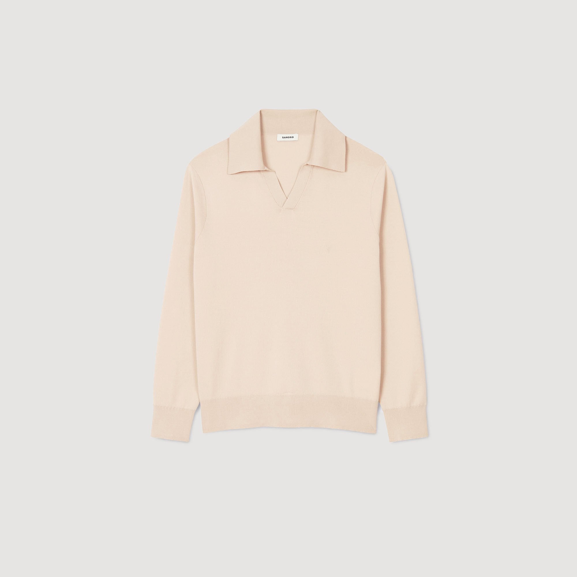 Knit polo shirt Oats Sandro Men