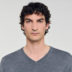 Fine wool sweater Light Grey Chine Sandro Men