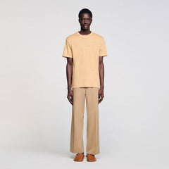 Linen T-shirt Nut Sandro Men