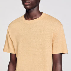 Linen T-shirt Nut Sandro Men
