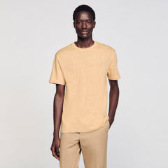 Linen T-shirt Nut Sandro Men