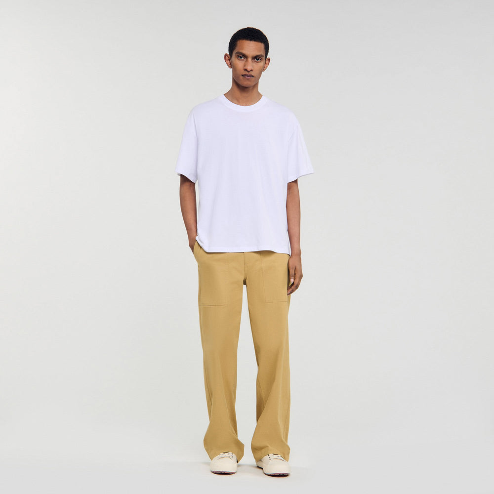 Oversized T-shirt White Sandro Men