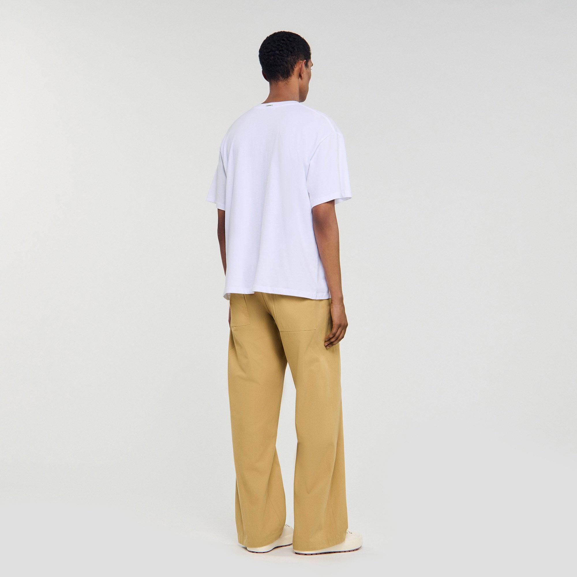 Oversized T-shirt White Sandro Men