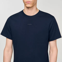 Cotton T-shirt with logo Midnight Blue Sandro Men