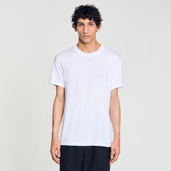 Cotton T-shirt with logo Optic White Sandro Men
