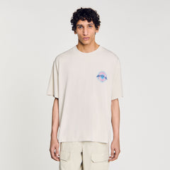 Sun motif T-shirt Vintage White Sandro Men