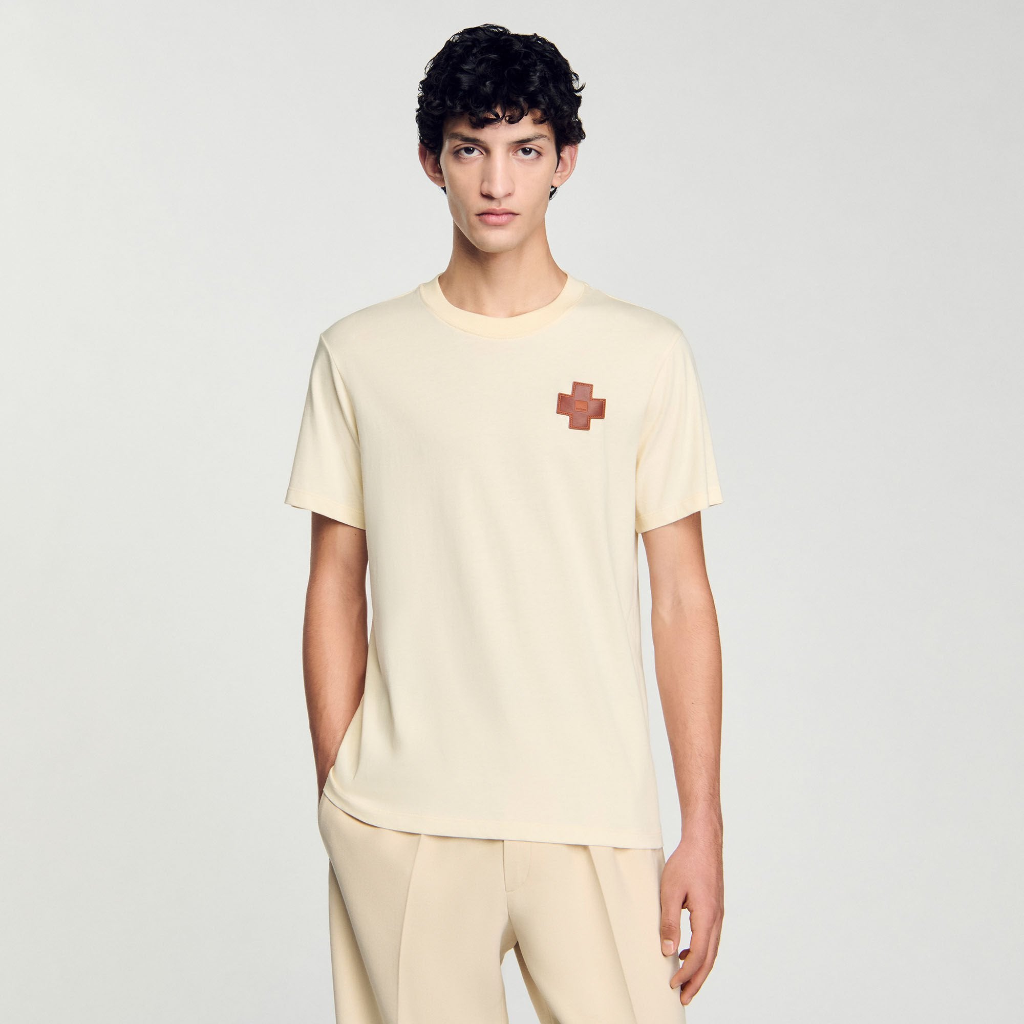 Cross T-shirt Oats Sandro Men