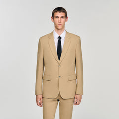 Wool suit jacket Beige Sandro Men
