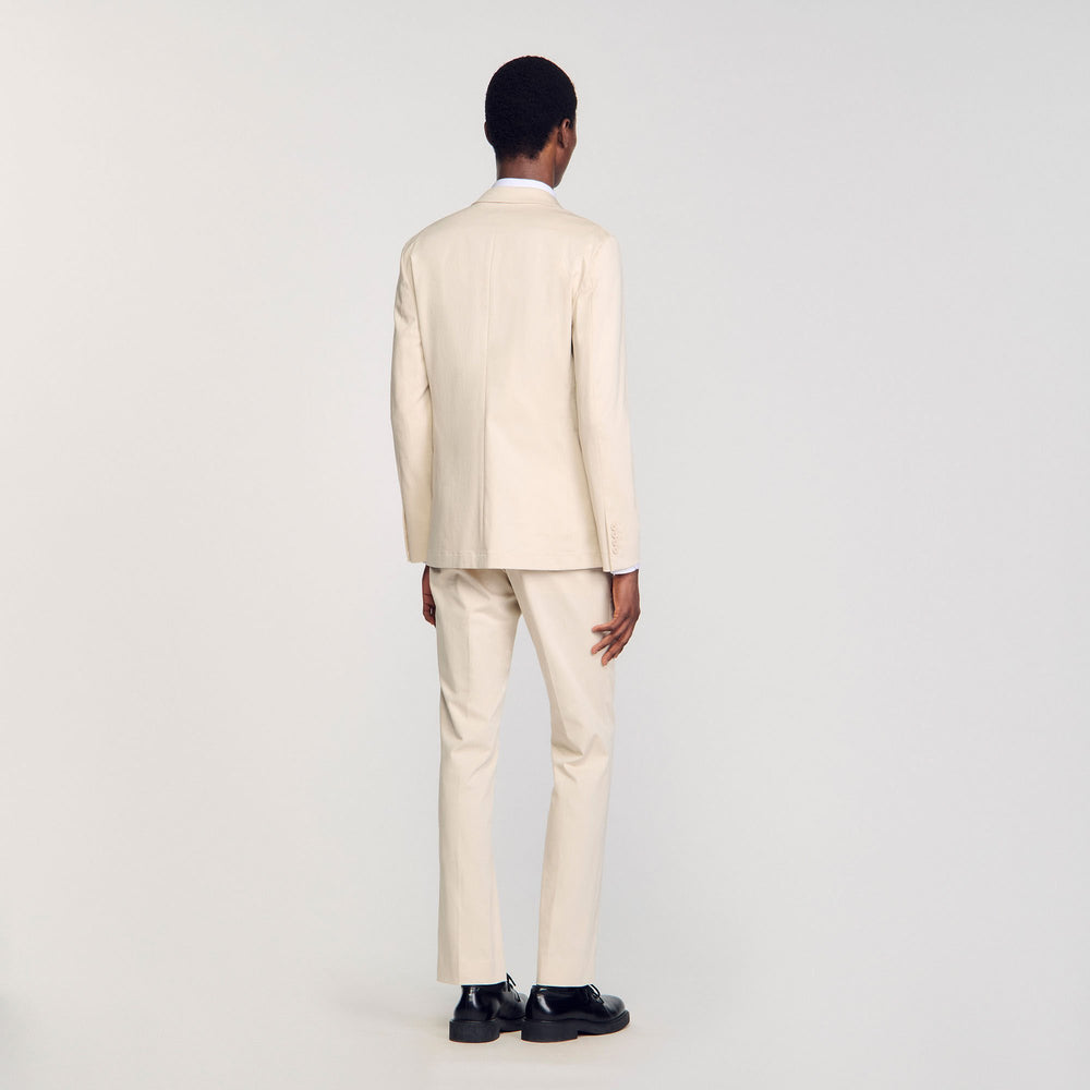 Suit jacket Ivory. Sandro Men
