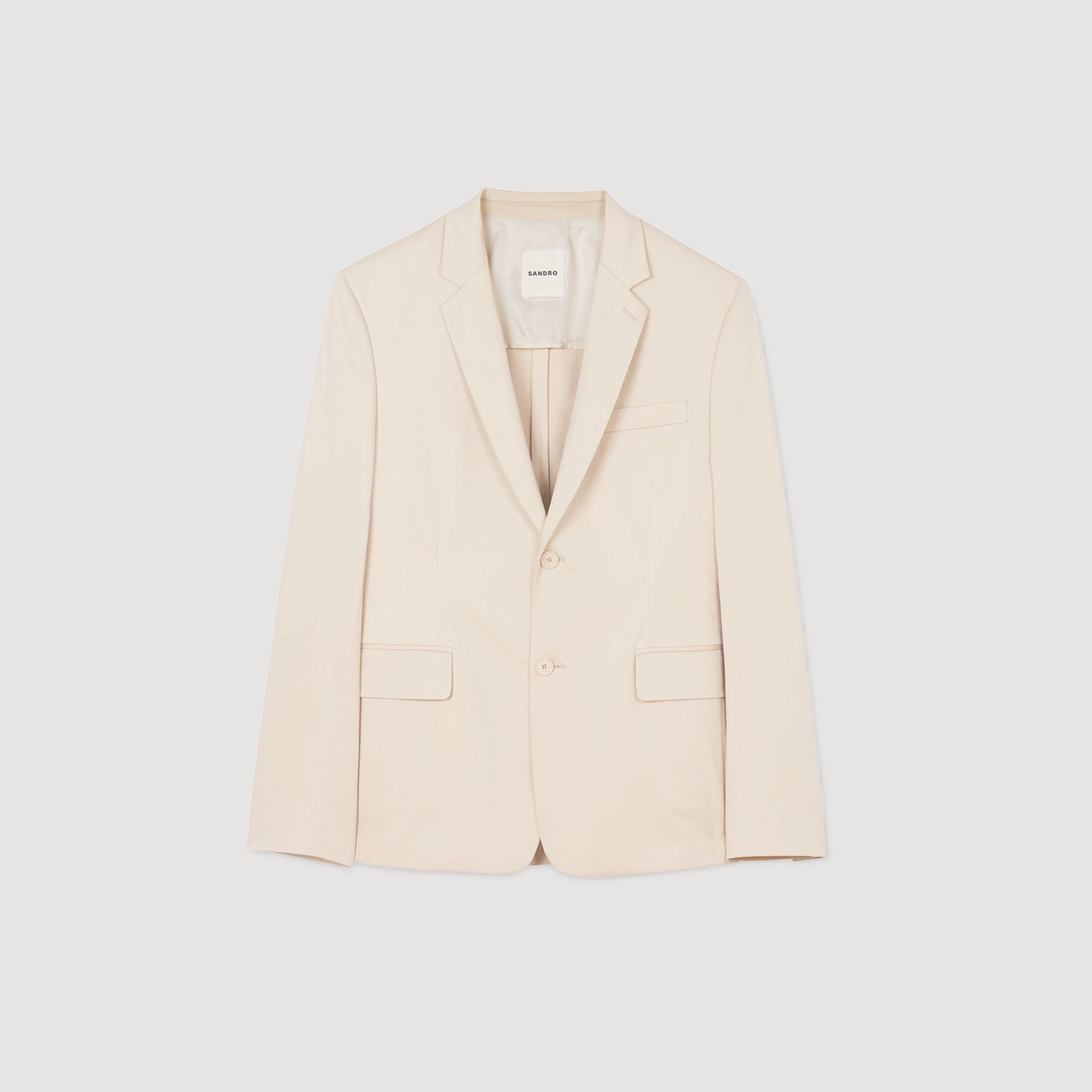 Suit jacket Ivory. Sandro Men