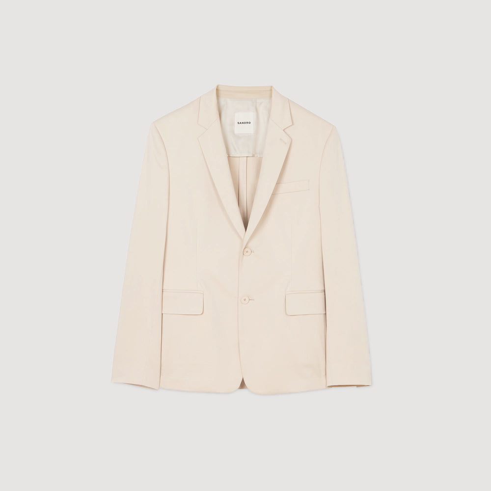 Suit jacket Ivory. Sandro Men