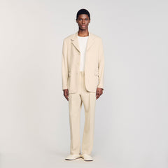 Oversized wool suit jacket Oats Sandro Men