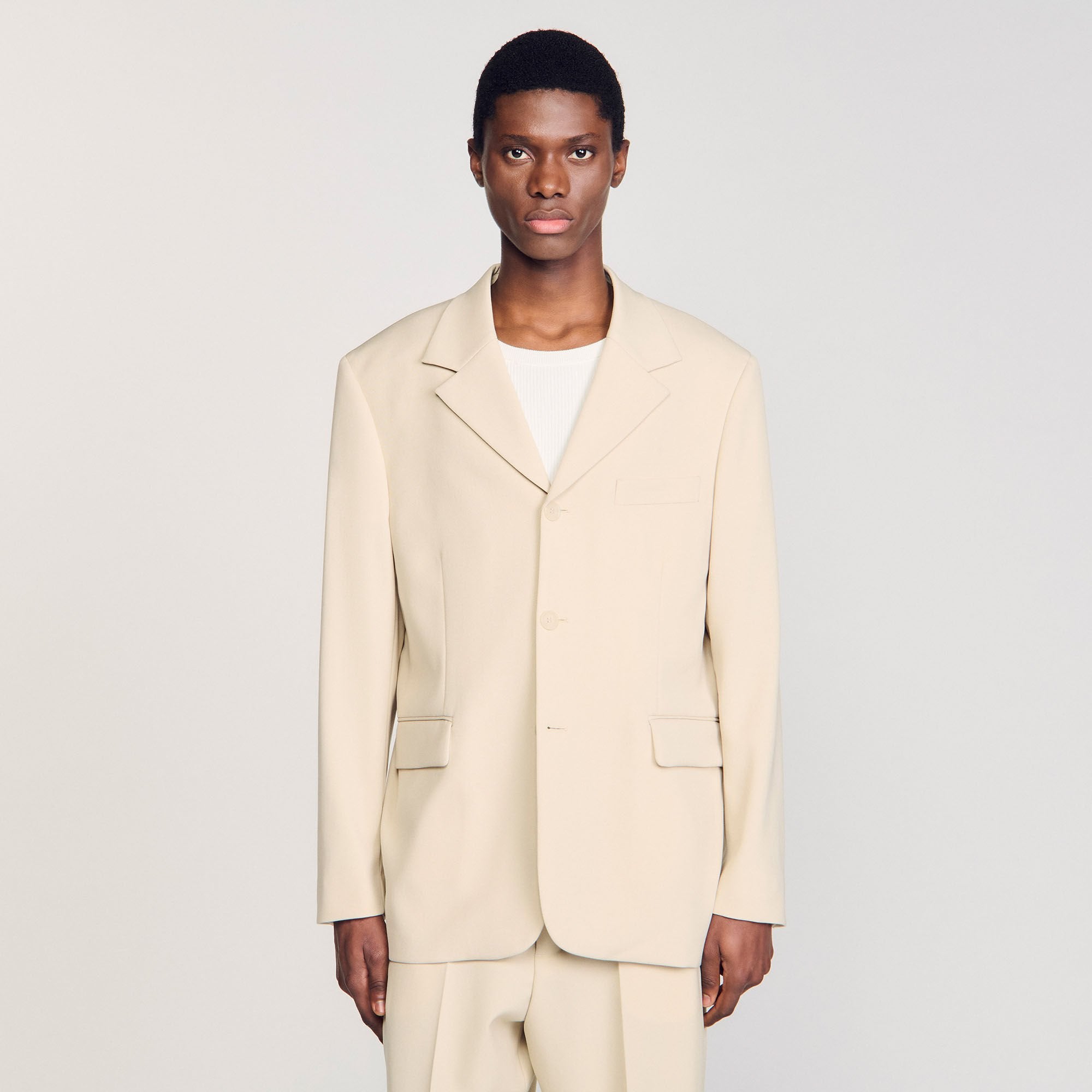 Oversized wool suit jacket Oats Sandro Men