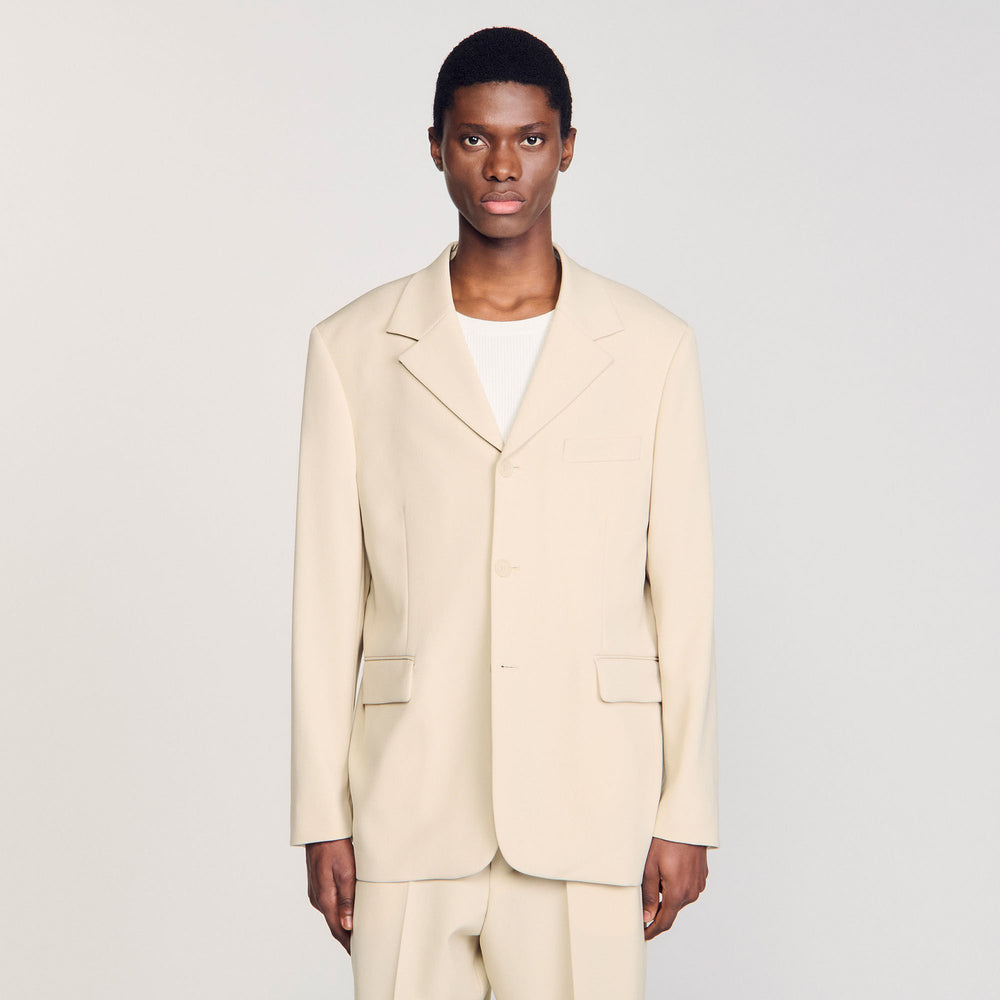 Oversized wool suit jacket Oats Sandro Men