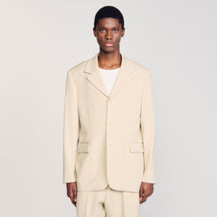 Oversized wool suit jacket Oats Sandro Men
