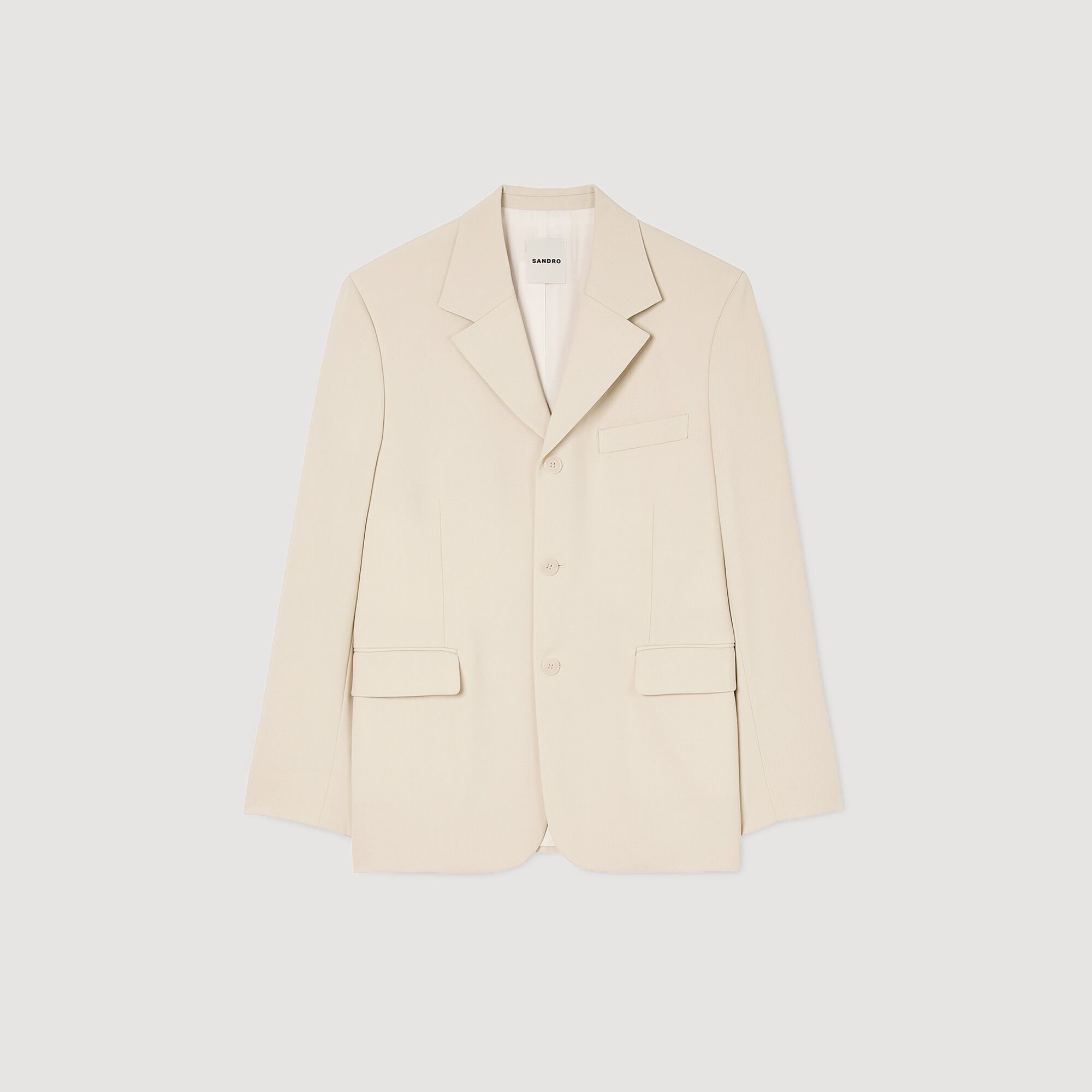Oversized wool suit jacket Oats Sandro Men